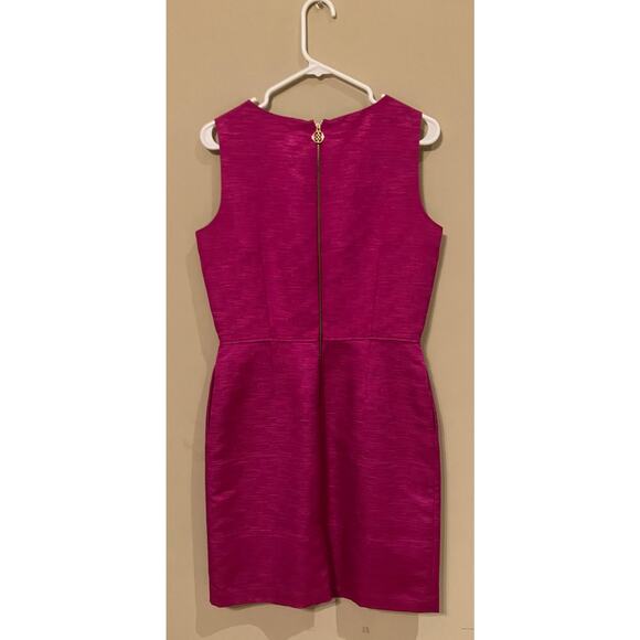 Antonio Melani Dress 8 Dark Pink Sleeveless Knee Length Pockets Office Church - Picture 3 of 6